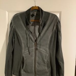 Lightweight XCVI green fabric jacket